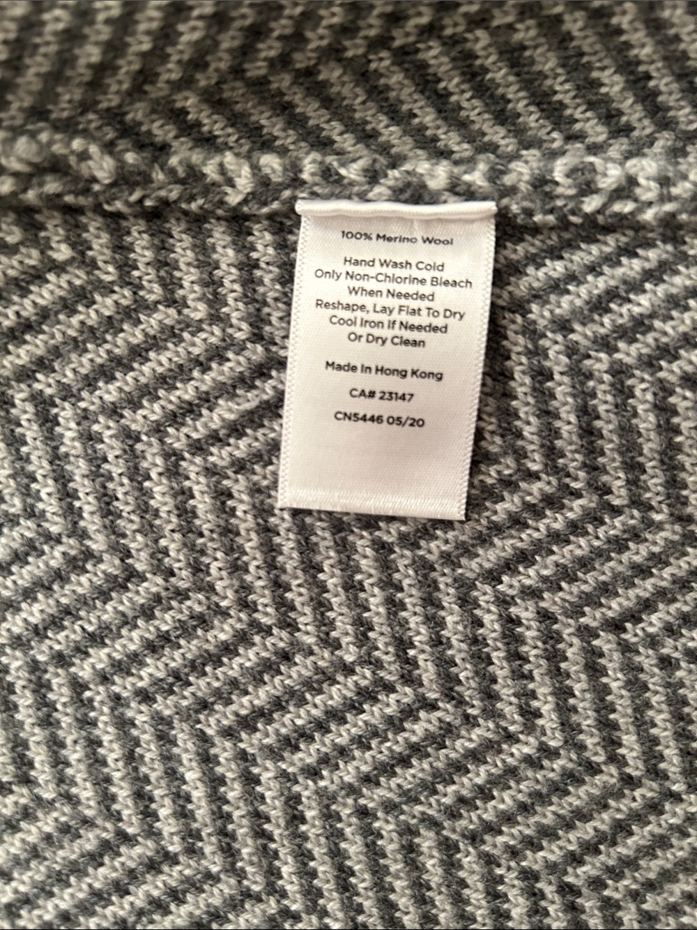 Talbots Gray Herringbone Set - Picture 4 of 9